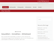 Tablet Screenshot of castringius.com